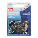 Glass Head Pins - Prym - 0.60x30mm