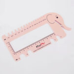 Needle & Crochet View Sizer with Yarn Cutter - Blush