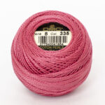 DMC Cotton Pearl - Balls - #5, 0335 - Dark Rose