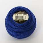 DMC Cotton Pearl - Balls - #5, 0796 - Dark Royal Blue