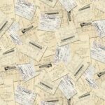 Vintage Perfumery - Old Receipts - Cream