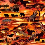 Serengeti Plains - On Safari - Sunset
