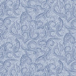 Accent on Sunflowers - Light Denim Swirl