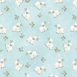 ABC's - Baby Lamb Toss - Medium Turquoise