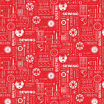 Sewing Room 2 - Stitches - Red