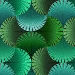 Lutece 108 - Fan Texture - Green