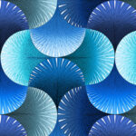 Lutece 108 - Fan Texture - Blue