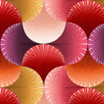 Lutece 108 - Fan Texture - Red