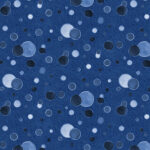 Seaside Serenity - Water Bubbles - Navy