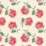 Victoria - Tossed Rose - Ivory