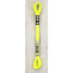 DMC Mouliné Light Effects Stranded Cotton - E980 - Neon Yellow