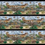 Land of the Giants - Border Stripe - Sand