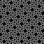 Paradox II - Stylized Leaves - Black