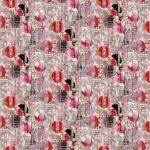Spread the Word - Newspaper w Abstract Dots - Pink