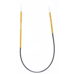 KnitPro Zing Fixed Circulars - 25cm Asymmetrical - 2.25mm