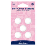 Self Cover Buttons Plastic - 11mm