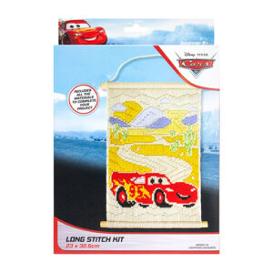 Lightning McQueen Long Stitch Wall Hanging
