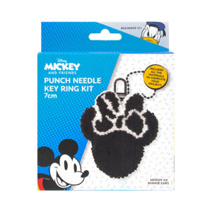 Minnie Ears Punch Needle Key Ring