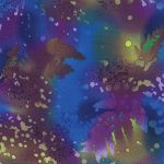 Fossil Fern - Benartex - Blue Violet