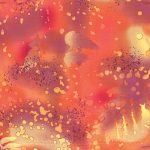 Fossil Fern - Benartex - Flaming Sunset