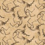 March of the Dinosaurs - Fossil Texture - Tan