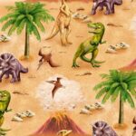 March of the Dinosaurs - Dinosaur Scenic - Tan