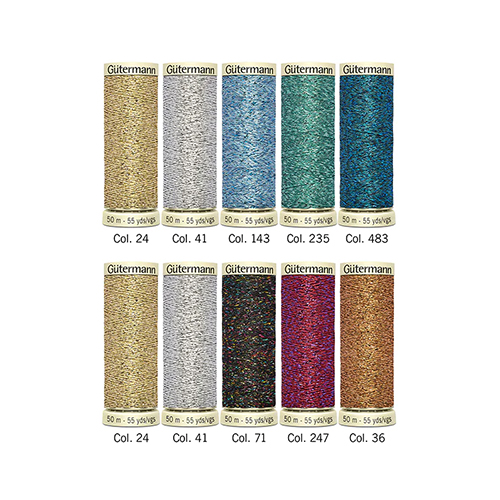 Metallic Effect 50m Set - 10 reels - Image 2