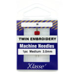 Klasse Needles - Twin Embroidery - 3.0mm