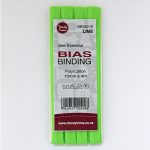 Bias Binding - Poly/Cotton Hangsell - 10mm, Lime (102)