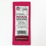 Bias Binding - Poly/Cotton Hangsell - 25mm, Cerise (140)