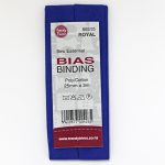 Bias Binding - Poly/Cotton Hangsell - 25mm, Royal (2)