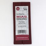 Bias Binding - Poly/Cotton Hangsell - 25mm, Wine (79)
