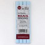 Bias Binding - Poly/Cotton Hangsell - 10mm, Sky Blue (81)