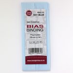 Bias Binding - Poly/Cotton Hangsell - 25mm, Sky Blue (81)