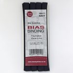 Bias Binding - Poly/Cotton Hangsell - 10mm, Navy (8)