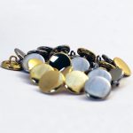 BG308868 Metal Blazer Shank - 15mm, Gold