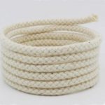 Cotton Cord - Braided - 5mm, White (3)