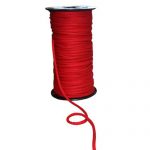 Cotton Cord - Knit Braided - Red (1)
