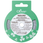Clover Fusible Bias - Silver