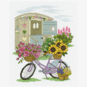DMC Les Fleurs Cross Stitch Kit