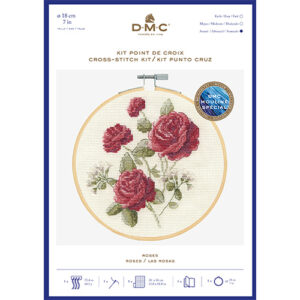 DMC Roses Cross Stitch Kit