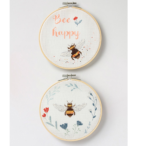 DMC Well Bee-ing Duo Cross Stitch Kit - Image 3