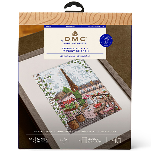 DMC Eiffel Tower Cross Stitch Kit