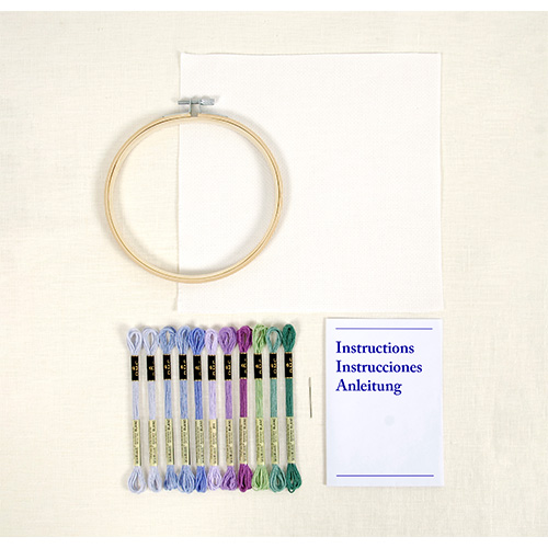 DMC Lavender Bouquet Cross Stitch Kit - Image 2