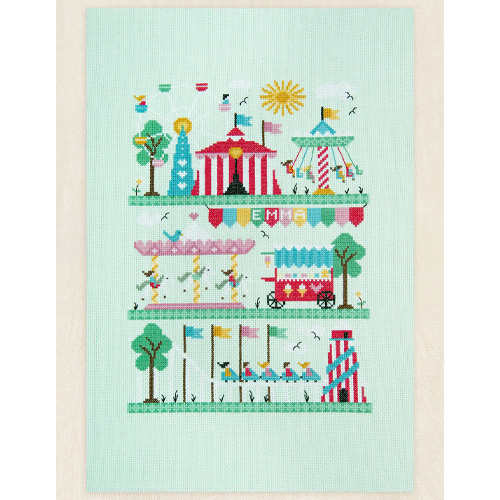 DMC Funfair Cross Stitch Kit - Image 3