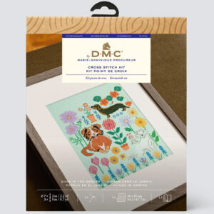 DMC Dogs in the Garden Cross Stitch Kit