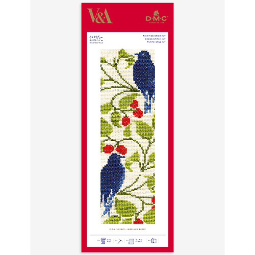 DMC Bird and Berry Cross Stitch Kit