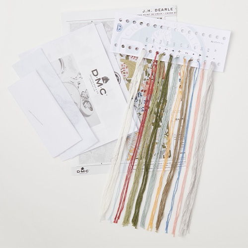 DMC Golden Lily Cross Stitch Kit - Image 2