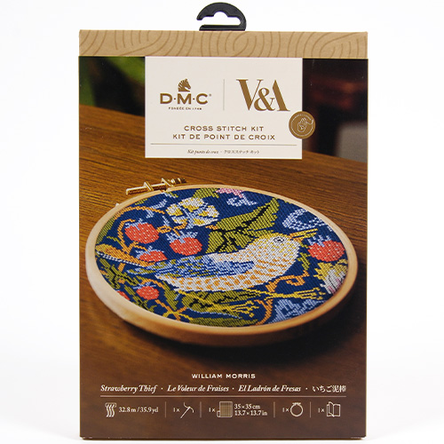 DMC The Strawberry Thief Cross Stitch Kit