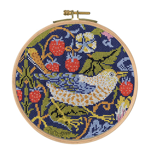 DMC The Strawberry Thief Cross Stitch Kit - Image 3